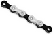 Ланцюг KMC X10 silver/black, 122 ланки, бокс, сріблясто-чорний