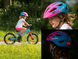 Шлем Author Flash Inmold (pink/blue), 51-55 см (pink/blue) с мигалкой, розово-голубой