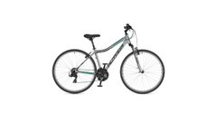 Велосипед AUTHOR ASL (2023-2024) Compact 28", рама 18", сріблясто-салатовий