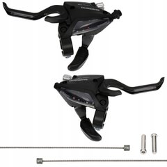 Моноблоки Shimano ASTEF5002LSBL/ASTEF5002RV8AL, комплект лів+прав, чорні