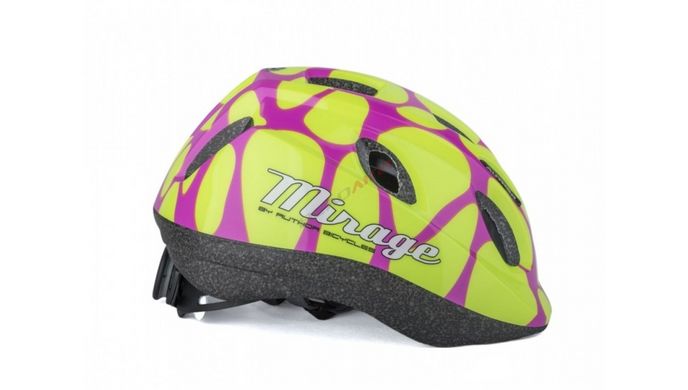 Шлем Mirage Inmold 48-54cm (195 pink/yell) S