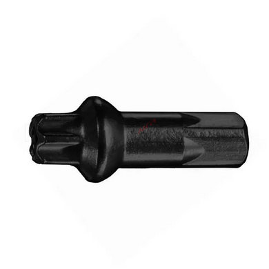Ниппель латунный DT Swiss Squorx Pro Head Brass 2.0 x 15 mm, чёрный