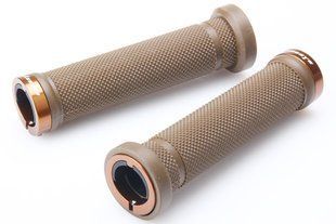 Ручки руля FireEye Stripper No.2 140 мм з замками коричневий