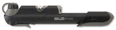 Насос компактний Giyo GP-41S пластиковий з манометром чорний з лого VK