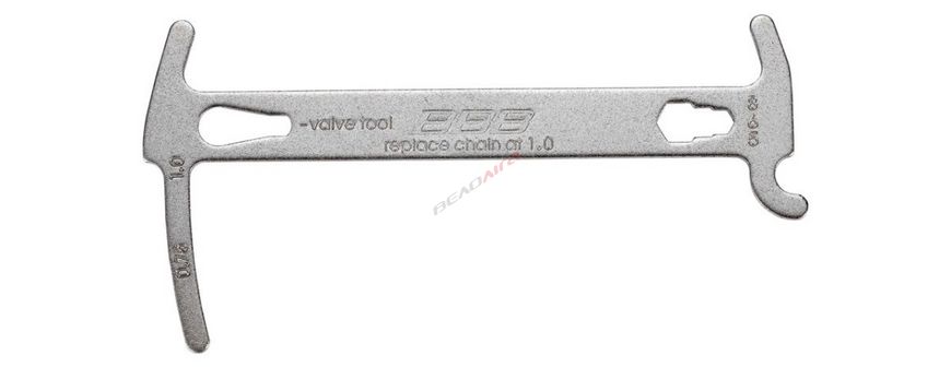 Инструмент измеритель цепи "Chainchecker", BBB BTL-125, серебряный