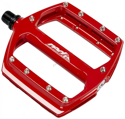 Педали Red Cycling Products Flat Pedal AL, красные