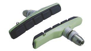 Колодки гальмівні Alligator VB-600 72 мм катриджні для V-Brake зелені