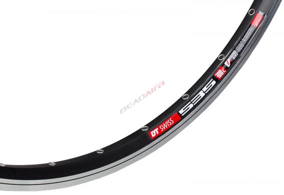 Обод 26" DT SWISS 535 26x19 RIM BRAKE, 36 отв., чёрный