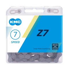 Цепь KMC Z7 6/7 скоростей 114 звеньев серо-коричневый