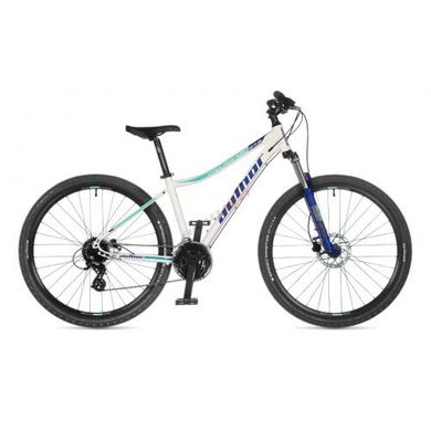 Велосипед AUTHOR (2022) Impulse ASL 27.5", рама 18", колір-білий (сріблястий) // блакитний