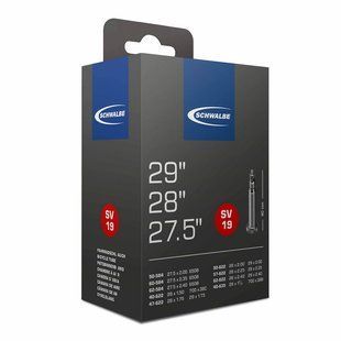 Камера Schwalbe SV19 28/29 (700x40-62C/622-635), Schwalbe, Чорний, 28"