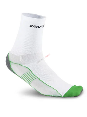 Носки Craft Active Run Sock-37/39 2900, бело-салатовые