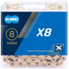 Ланцюг KMC X8 Silver/Gray 114 лан., NEW BOX, сріблястий