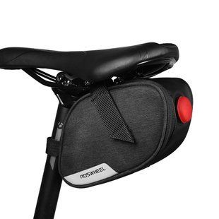 Сумка під сідло Roswheel Essential 131463 з блимавкою чорний