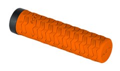 Ручки на руль с одним замком KLS Poison LockOn оранжевый