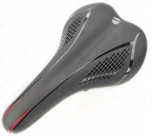 Седло MTB JET WL-1081-3, 16х27 см с замком, S, чёрное