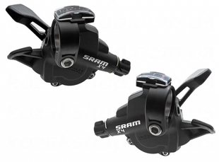 Манетки Sram 09A SL X-4 Trigger (3x8 шв.), пара, чорні