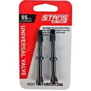 Безкамерний ніпель Stan's Notubes FV 55мм (2шт на блістері) чорні