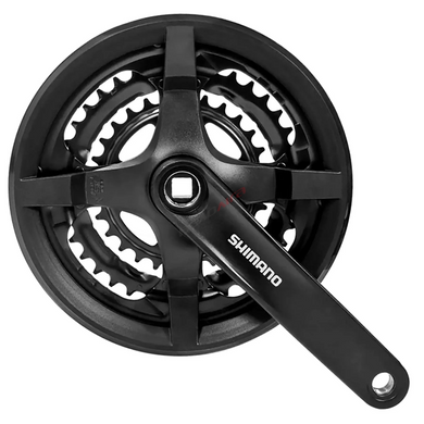 Шатун Shimano FC-TY301, 175мм, 24Х34Х42Т, чёрный