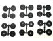 Ролики для заднього перемикача RollerBoys MTB + шосейних + МІСЬКИХ / BDP-05