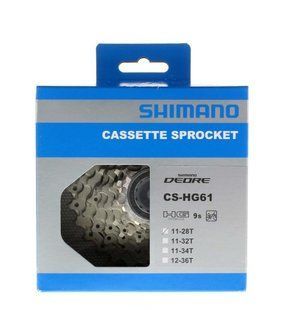 Кассета Shimano CS-HG61, 11-28, 9 звезд