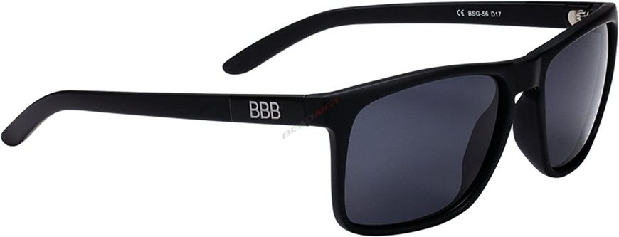 Окуляри BBB Cycling Town BSG-56 матово-чорні, лінзи поляриз. PC