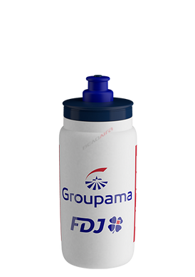 Фляга ELITE FLY FDJ GROUPAMA, біло-червона, 550 мл