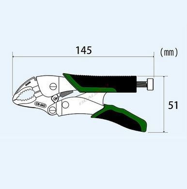 Клещи Engineer с фиксатором для выкручивания винтов PZ-64