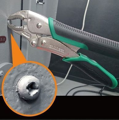 Клещи Engineer с фиксатором для выкручивания винтов PZ-64
