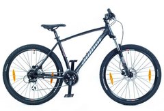 Велосипед AUTHOR (2022) Impulse II 27.5", рама 15", колір-чорний (сріблястий) / чорний