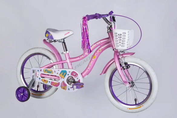 Велосипед AL 16" Formula Kid CREAM BH 2026, рама 8,5", бузковий