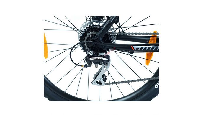 Велосипед AUTHOR (2022) Impulse II 27.5", рама 15", цвет-черный (серебристый) / черный