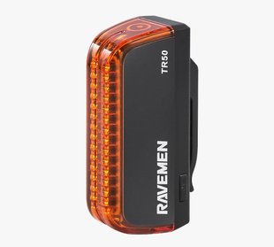 Мигалка задня Ravemen TR50BK USB 50 Люмен Чорна