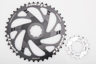 Зірка розширювач касети SRAM FireEye 42T + 16T чорний