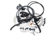 Тормоза дисковые гидравл. SHIMANO BR-MT200 F850мм/R1500мм, чёрные