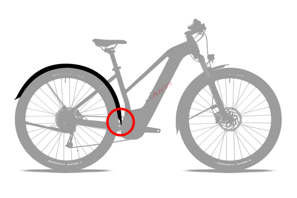 Крила 29" Cube ACID Schutzblechset 65, BB Mount 2.0, чорні