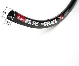 Обід Notubes ZTR Grail 28" 32 отвори під диск чорний