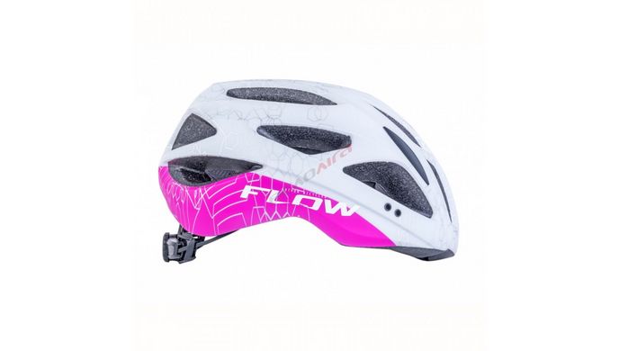 Шлем Author Flow Inmold X9, размер 58-61 cm, цвет: белый/ неоново розовий