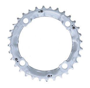 Звезда шатунов Shimano Deore FC-M510, серебристая, 8/9 скоростей, сталь / алюминий