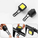 Фонари к-кт передний + задний FT3028 (2 по 300mAh), USB, белый, красный