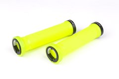Ручки руля FireEye Stripper No.2 140 мм з замками жовтий