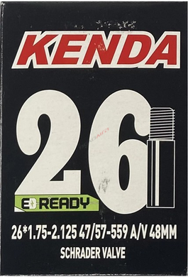 Камера KENDA 26x1.75-2.125 AV 48мм, в коробке