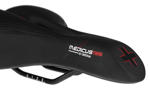 Седло Twin Medicus 1.0 MAN Gel (16х27 см) без замка, Sportourer