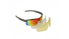 Очки солнцезащитные Author Vision LX, матово-серые, 3 сменные пары линз