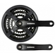 Шатун SHIMANO FC-TY501, L.170мм, 28-38-48Т, під квадрат, чорний