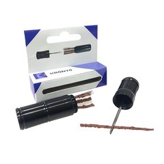 Набір для ремонту безкамерних покришок KRONYO TBIC-104 1.5 мм (5 заглушок по 5 см) чорний